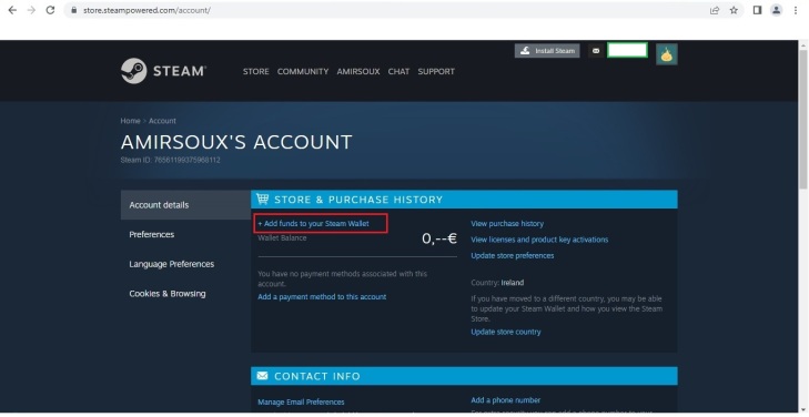 آموزش ریدیم کردن گیفت کارت استیم